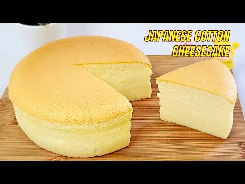 Japanese Jiggly Fluffy Cotton Cheesecake Recipe [Subtitles] HNC Kitchen