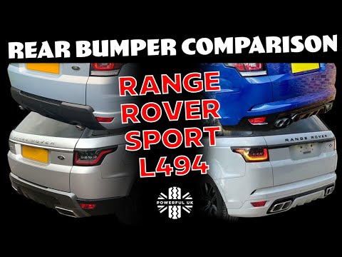 Range Rover Sport L494 Rear Bumper Options... Standard / SVR / 2018 / 2019 SVR