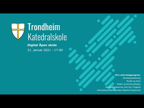 Åpen Skole - Karrieredagene på Trondheim Katedralskole 2021