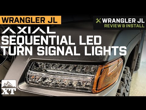 Jeep Wrangler JL Axial Sequential LED Parking/Turn Signal Lights Review & Install