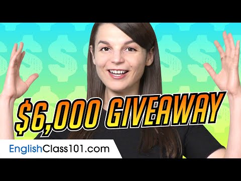 Learn English This Year with the  $6,000 Giveaway