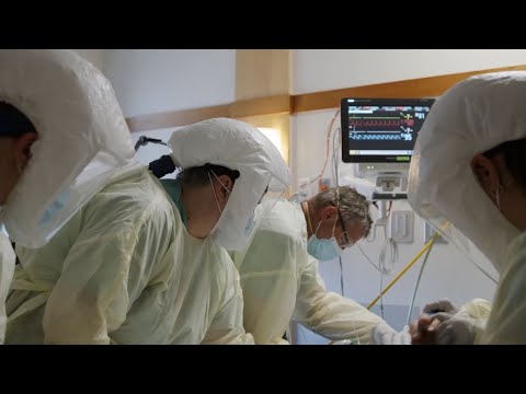 Utah hospital ICUs again approaching, surpassing 100%...