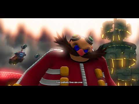 Sonic Forces - Walkthrough 43 - Stage 25: Eggman Empire Fortress, Imperial Tower
