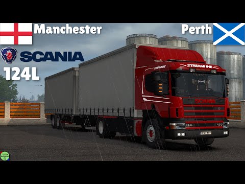ETS 2 1.36●Scania 124L●Manchester,England-Perth,Scotland