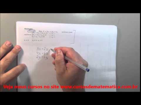 PO - 4 - 1 - dualidade - dual de um problema de programação linear - exemplo 1 novo