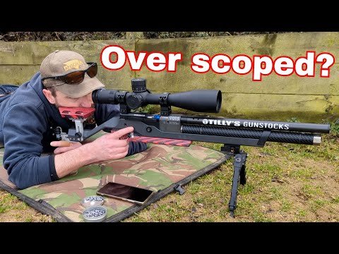 Is a larger scope really better? A prs scope on an air rifle?