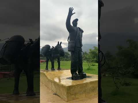 Monumento de la Mila y el campesino  pueblo bello cesar 🇨🇴. #colombia #pueblosindígenas #viral
