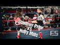 SUMMER PRIOR Vs HOLLY MILLS Junior Muay Thai Bout YBTFS92 27th April 2025