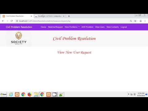 PHP MYSQL Project Part 20 | Civil Problem Resolution | Hindi