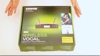 Video thumbnail for Unboxing Sistema Inalámbrico Shure BLX24R/B58 by Shure en Español