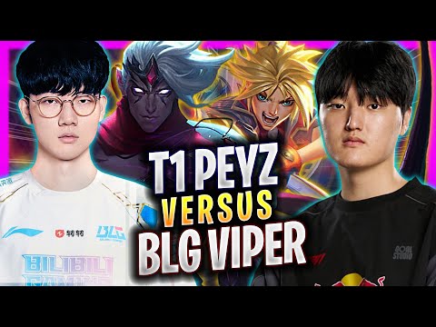 PEYZ vs VIPER! - T1 Peyz Plays Ezreal ADC vs BLG Viper Varus! | Season 2026
