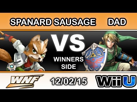 WNF S4E7 – Spanard Sausage (Fox) Vs. TTR | Dad (Link) Winners Side - Smash Wii U