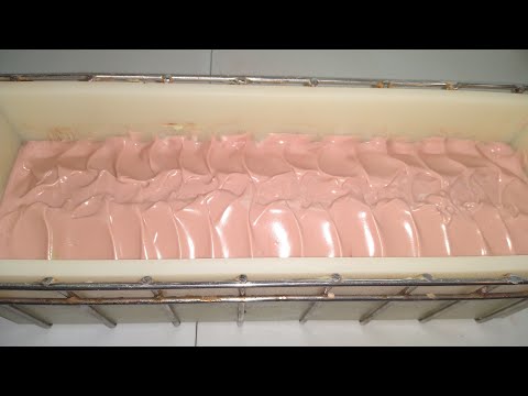 Creating Cranberry and Apple Handmade Soap.