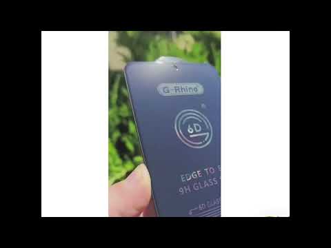 Стекло для телефона iPhone 17 Pro G-Rhino АНТИОТПЕЧАТКИ ПАЛЬЦЕВ Противоударное стекло на айфон 17 про - фото 1 - id-p2928831754