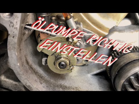 Roller Ölpumpe richtig einstellen - Einfach erklärt - Piaggio/ Gilera/ Minarelli/MBK/ Sym/China uvm.