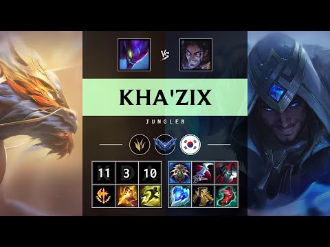 Kha'Zix Jungle vs Sylas - KR Diamond Patch 25.17