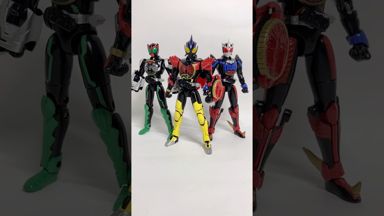 【組み合わせ無限⁉️】コンボチェンジオーズ！サゴーゾコンボ•タジャドルコンボ•シャウタコンボ！#仮面ライダーオーズ #仮面ライダー