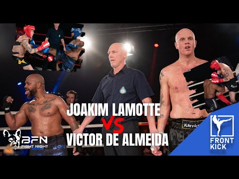 JOAKIM LAMOTTE vs VICTOR DE ALMEIDA *SJUK FIGHT* (Se Hela Matchen) | Bulldog Fight Night 9