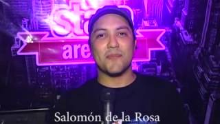 Salomón de la rosa saludando a Alas Programa Cristiano