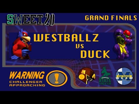 SWEET 20 - Westballz (Falco) vs Duck (Samus) Grand Finals