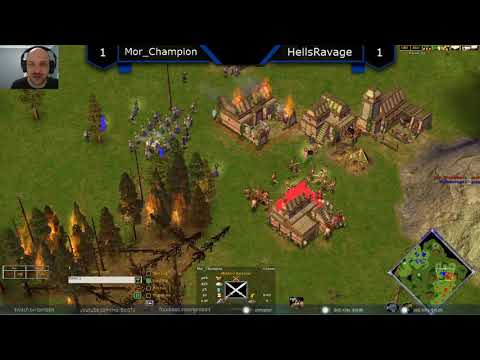 Mor_Champion vs HellsRavage - Age of Mythology: The Titans (Game 3)