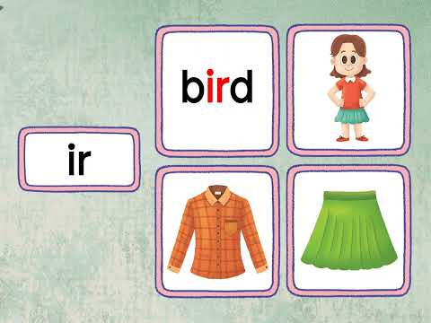 School Phonics 4 Unit 7 Word Chant - ir er ur