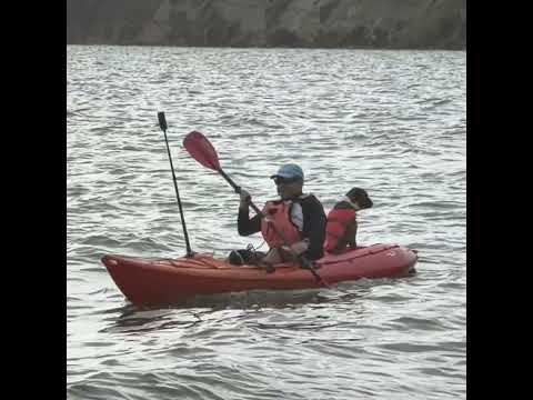 Paddling with my dog! #dogshorts #kayak #doglife #boxerdog