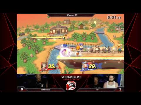 VS Weekly 3/12/15 - Winners R3 - Ed!!! (Sheik/Zelda) vs. Mr. Nintendo (Diddy Kong) - Smash 4