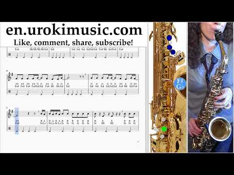 Saxophone lessons (Tenor) Imagine Dragons - Natural Sheet Music Tutorial um-ih352