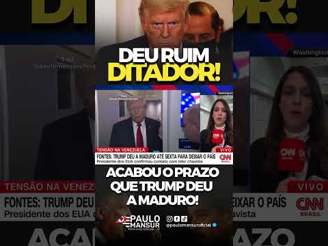 Trump avisou. Maduro pagou pra ver. Vai receber a conta.