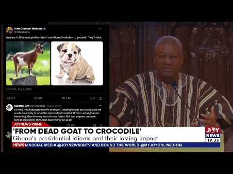 ‘From dead goat to crocodile:’ Ghana’s presidential idioms and their lasting impact.