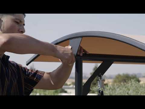 Swing Canopy Removal & Installation for Curved Roof Bars