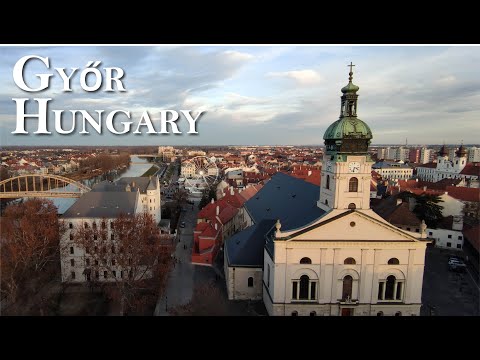 Climbing the highest tower in Győr! January 2022 4K