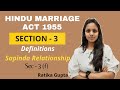 Section 3 F Sapinda Relationship Hindu Marriage Act 1955