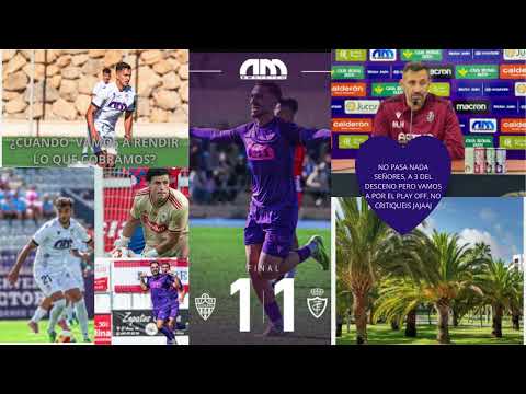 ALMERIA B 1-1 REAL JAÉN / UN JAÉN PLANO Y PREDECIBLE