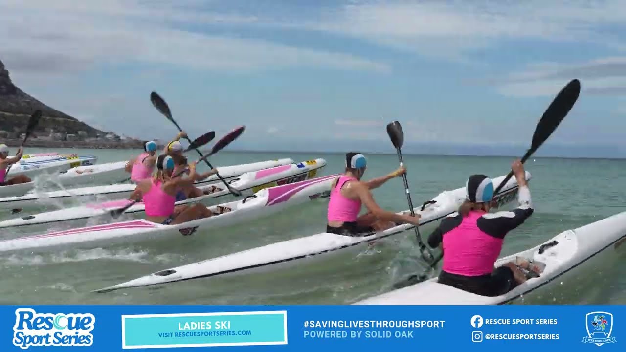 Ladies Ski Race | Lifesaving Sport | Fish Hoek | Cape Town | Rescue Sport Series