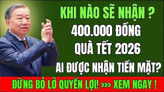 Download lagu Lunar New Year gift for 2026: 400,000 VND per person. When will it be distributed, and who will b... mp3 Download lagu Lunar New Year gift for 2026: 400,000 VND per person. When will it be distributed, and who will b... mp3