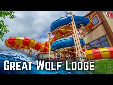 ALL WATER SLIDES at Great Wolf Lodge Chicago, Illinois (GoPro POV)