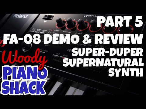 Roland FA-06/08 Demo & Review Part 05 - Super-Duper SuperNATURAL Synth Sounds