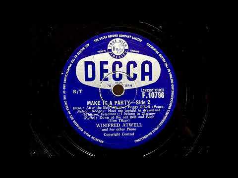 1956 WINIFRED ATWELL - Make It A Party, Side 2 DECCA 10" F10796