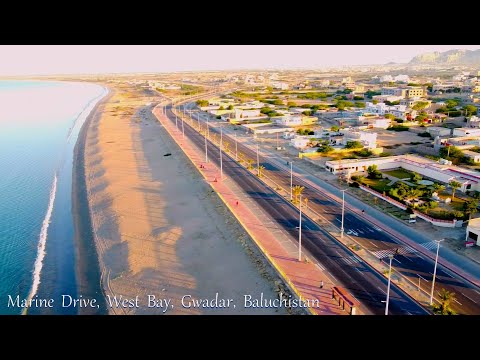 Marine Drive, West Bay, Gwadar, Baluchistan - Beautiful Sunrise, Morning Walk & Drone Shots - Ep 06