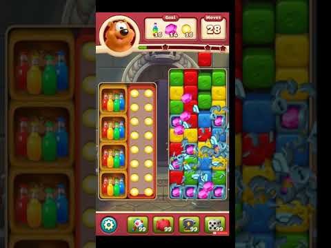 Toon Blast Level 2822 NO BOOSTERS - A S GAMING ✔