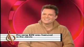 Donny Osmond speaks of the song &quot;Ben&quot;.