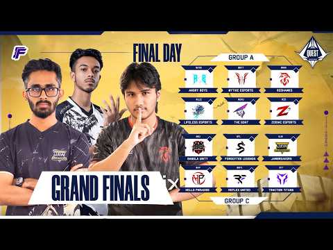 [🔴LIVE ] GRAND FINAL DAY×3 || GALACTICOS QUEST MADNESS || CREWX OFFICIAL @RedHawksOfficials