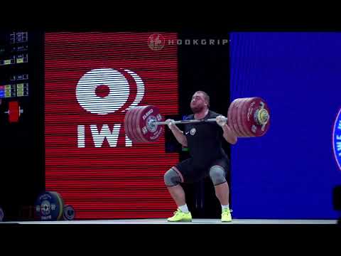 Yauheni Zharnasek (105+) - 233kg Clean and Jerk @ 2015 Senior World Championships