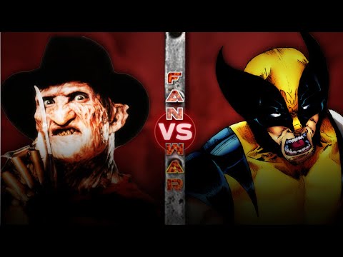 Freddy Krueger vs Wolverine (New Line vs Marvel) | Fan War: Fatal Conflict! ft. Animation Rewind