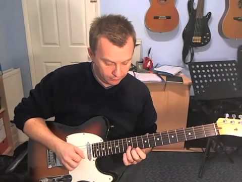 How To Play The Guitar Intro To 'Lipstick On Your Collar'