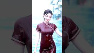 水からずぶ濡れの・・❤️ #shorts  #pool #china