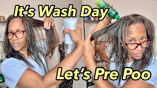 Answering Your Questions While I Pre Poo My Hair