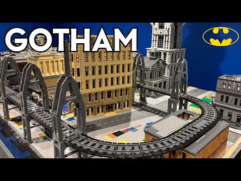 Building Gotham City in LEGO - Adding a Diagonal Road to GOTHAM.